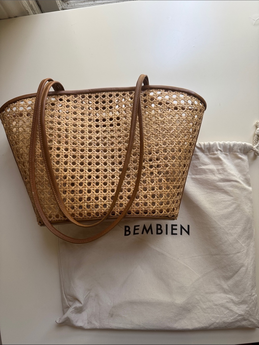 Bembien Mira Bag Large - Rattan in Copper - Picture 12 of 12